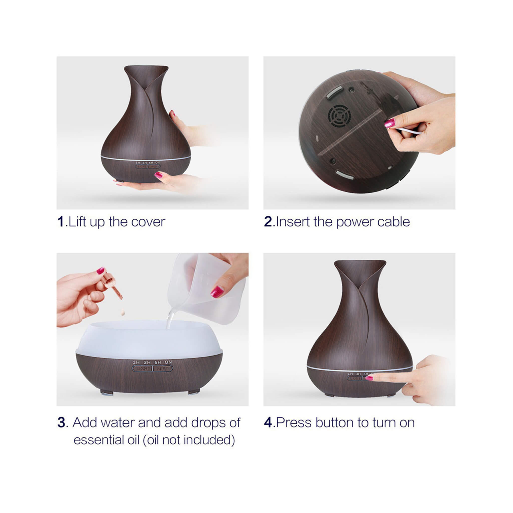 Aroma Diffuser kopen Luxe Ontspanning Etherische Olie